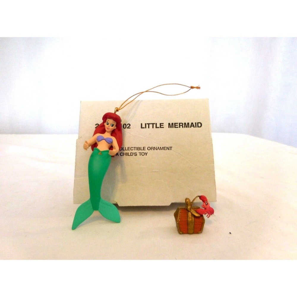 Grolier Disney Christmas Ornament Disney Little Mermaid IN BOX